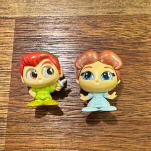 BUNDLE | Exclusive Target | Glittered Peter Pan & Wendy | Disney Doorables